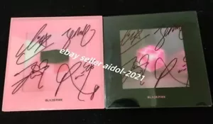 Blackpink ROSE JENNIE JISOO LISA Mini1st Album SQUARE UP AUTOGRAPHED K-POP - Picture 1 of 1