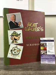 (SSG) MORT WALKER Signed Large Hardcover Book with a JSA (James Spence) COA - Imagen 1 de 12