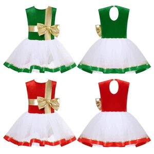 Niños Niñas Vestido de Navidad Vestidos de Circo Fotografía Ropa Exterior Brillante Ballet Tutú - Imagen 1 de 34