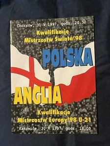 1997 Poland V England world Cup Qualifier - Picture 1 of 1