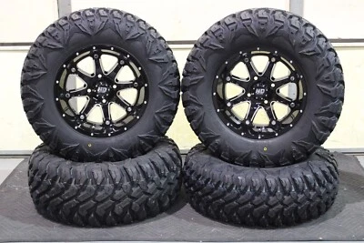YAMAHA VIKING 700 27" QBT 846 8 Ply RADIAL ATV TIRE & 14" HD4 WHEEL KIT YAM11K - Image 1 of 4