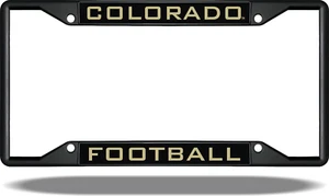 Marco de matrícula negro Colorado FOOTBALL - Imagen 1 de 1