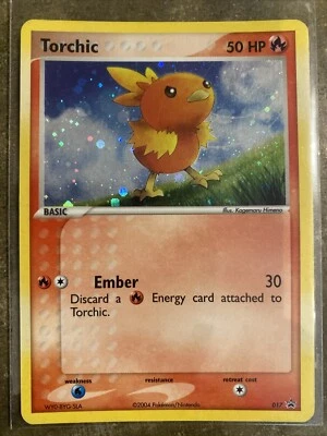 2004 Pokemon, Nintendo Promos, #017 Torchic, Holo Black Star Promo - Image 1 of 2