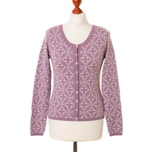 Cardigan donna SORGENFRI SYLT viola viscosa taglia XS 10892 - Foto 1 di 7