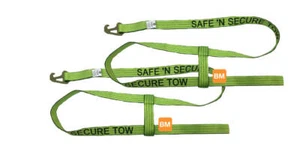 2-PACK JERR-DAN Element Wheel Lift Basket Straps HI-VIZ Green  - Foto 1 di 6