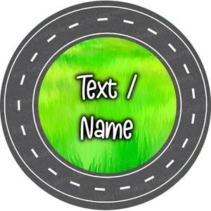 Auto Tortenbild Party Deko personalisiert Geburtstag Name Strasse Kinder Spiel - Bild 1 von 12