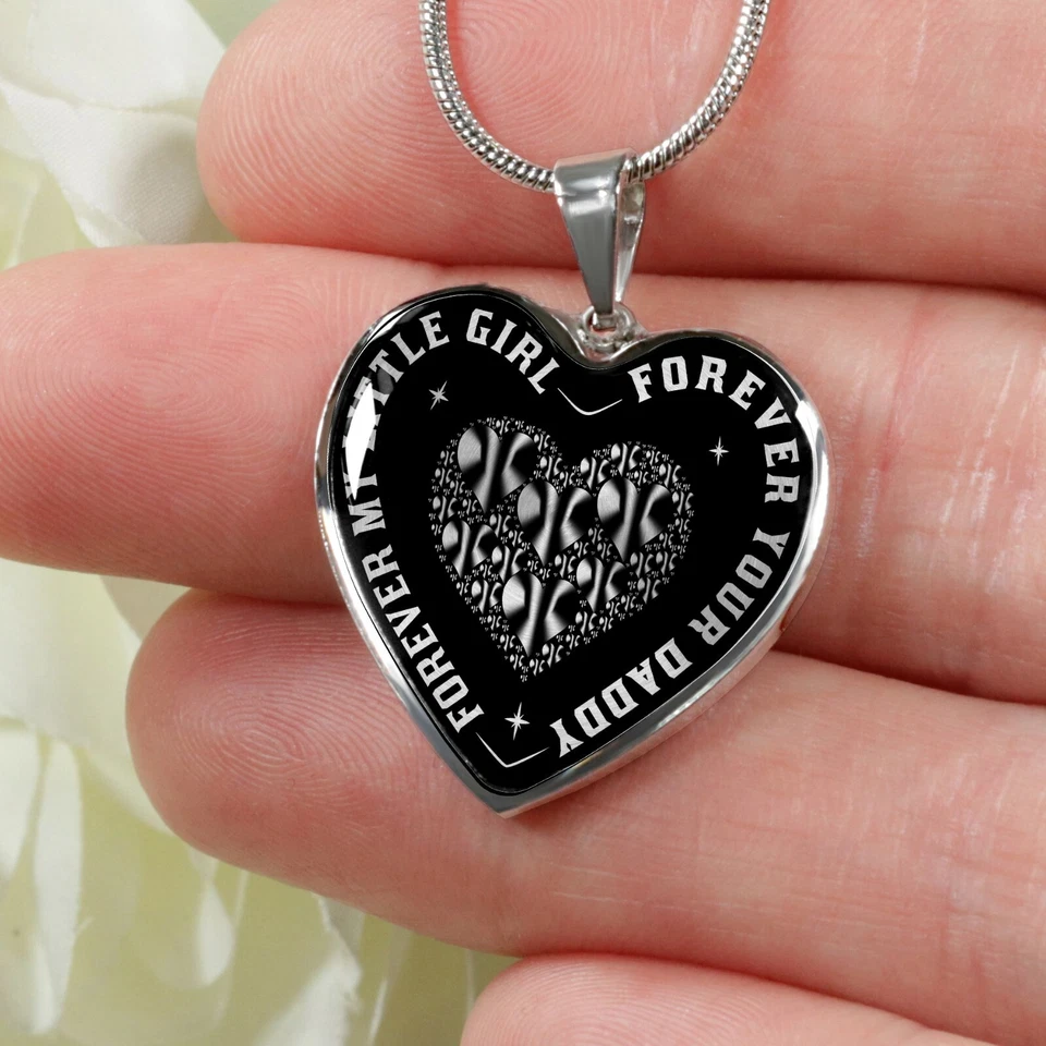 To My Daughter Luxury Necklace Forever My Little Girl Gift from Daddy Father Dad - Image 1 of 1