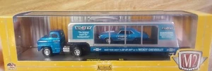 M2 Maschinen Autoträger Nickey 1959 Chevy LCF & '69 Camaro COPO 427 Nickey 1:64 - Bild 1 von 12