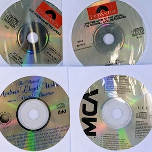 Set of 4 CDs The Phantom of The Opera Best of Music of Andrew Lloyd Webber A+ - Picture 1 of 5