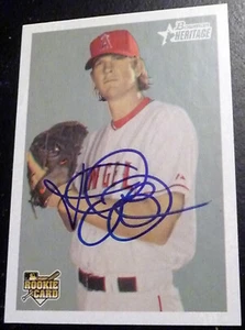 Jered Weaver SIGNED 2006 Bowman Heritage Rookie 279 Los Angeles Angels AUTOGRAPH - Picture 1 of 1
