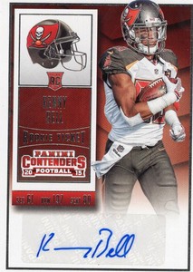 Kenny Bell '15 Contenders ROOKIE TICKET Auto Buccaneers NEBRASKA