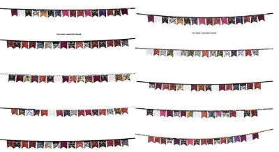 Лот из 10 шт. разноцветных тканевых баннеров мандала для вечеринок свадеб рождественских флагов  - Изображение 1 из 4