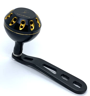 Pro Challenger Handle Blank And Gomexus Knob For Newell 300 Series Fishing Reels - Image 1 of 4