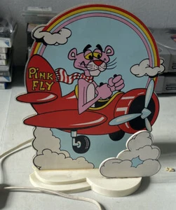 Lampada tavolo Aereo Pink panther Pantera Rosa Linea Zero Vintage - Picture 1 of 3