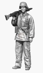 Panzer Art 1/35 Waffen-SS MG 42 Machine Gun Team Summer 1942 #1 Gunner FI35-220 - Picture 1 of 1