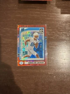 2024 Donruss Rating Rookie Red Optic Cornelius Johnson #377 Los Angeles Chargers - Bild 1 von 2