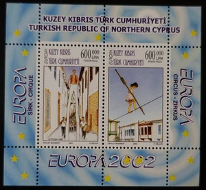 Stamps Of Cyprus Turkish - Rtcn - Bloc Sheet N°19 Europa - the Circus mint - Picture 1 of 1