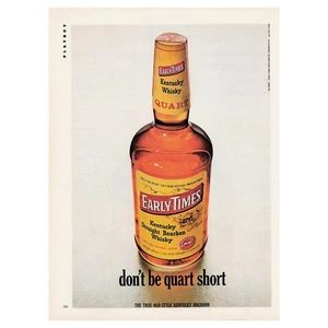 Early Times Kentucky Bourbon Cricketeer Suit Vintage Magazine Print Ad 1968 - Picture 1 of 2