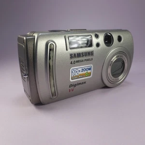 Samsung Digital Camera Digimax V4 4.0MP Silver Tested - Picture 1 of 7