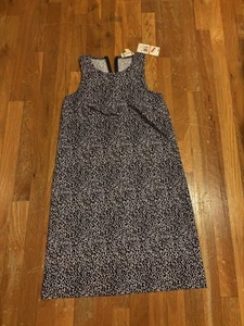NWT MK Michael Kors Mini ikat print Tank Dress Size Small Color Dark Lavender - Picture 1 of 5