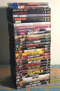 Steven Seagal Ultimate Movie Collection (30-Disc DVD Lot) Action Martial Arts - Foto 1 di 11