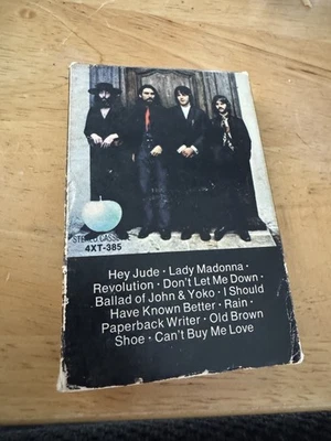 The Beatles - Hey Jude 4XT 385 - RARE Audio Cassette Tape - CARDBOARD SLEEVE - Image 1 of 4