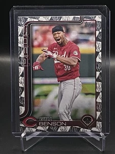 2025 Topps Series 1 Baseball Will Benson #52 Spring Training Parallel C reds - Picture 1 of 2
