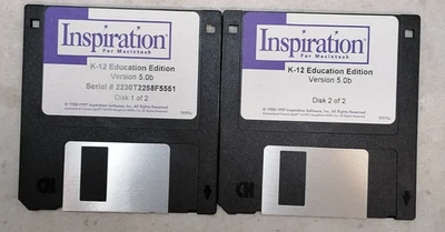 [DISK SET] Inspiration For Macintosh K-12 Education Edition Ver 5.0b - Image 1 of 3