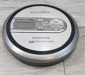 Magnavox Lettore CD MP3 Jog proof 100 ESP FM Sintonizzatore Testato e Funzionante - Foto 1 di 9