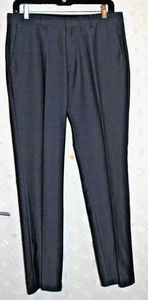 Calvin Klein Hose Flat Front Slim Fit Dunkelblau Nadelstreifen W30 X L30 - Bild 1 von 6