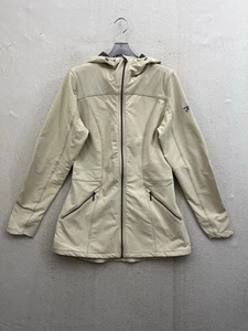 Kuhl Projekt Jetstream Trench Parka Jacke Damen Small Beige Kapuze Reißverschluss - Bild 1 von 9