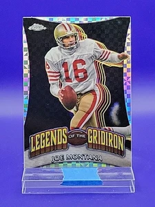 Joe Montana 2024 Topps Chrome X-Fractor Legends Of The Gridiron SP 🔥 49ers - Picture 1 of 2