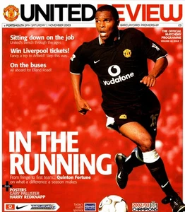 Manchester United v Portsmouth 2003-2004 Premier League 01/11/2003 - Picture 1 of 1