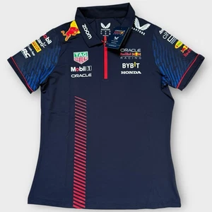 Women's Red Bull Racing F1 Polo Shirt 2023 Team Polo BNWT Size 12 - Picture 1 of 5