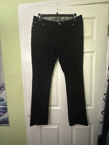 Arizona Jean Co Womens Junior Size 15 Black Corduroy Pants - Picture 1 of 4
