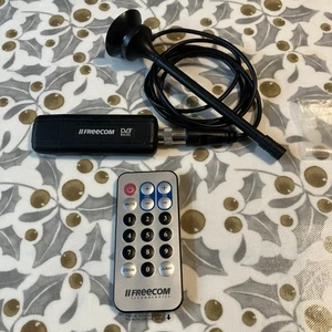 Freecom 25451 DVB-T & Analog TV USB Stick Black with Antenna and Remote - Picture 1 of 2