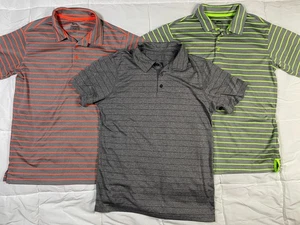 Lot of 3 Slazenger & Champion Duo Dry golf polo collared Youth Boys Size XL - Picture 1 of 8