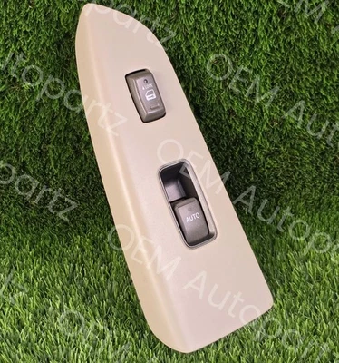 Lexus GX470 2003-2009 lado pasajero ventana eléctrica botón beige bisel moldura OEM Foto 1 de 4