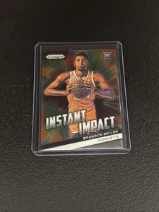 2023-24 Panini Prizm Rookie Instant Impact Brandon Miller M159 - Bild 1 von 2