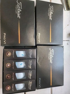 Titleist Pro V1 Golf Balls, White With BMW Logos New 4 Dozen Balls - Picture 1 of 1