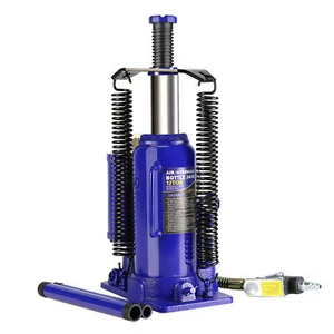 Pneumatic Air Hydraulic Bottle Jack Manual Hand Pump 12 Ton Heavy Duty Auto Truc - Picture 1 of 7