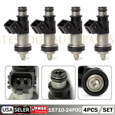 4 piezas inyectores de combustible 15710-24F00 para Suzuki 2000-2003 GSX-R750 GSXR750 R1000 R600 Foto 1 de 4