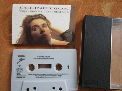 Celine Dion Where Does My Heart Beat Now Epic 656326 4 Cassette Tape Single  - Image 1 of 3