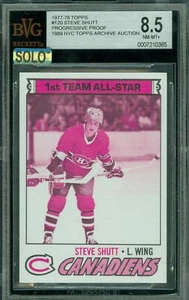 1977-78 TOPPS LOA # 120 STEVE SHUTT HOF PROOF BGS 8.5 MAC SOLO FINEST $350 CARD* - Picture 1 of 8
