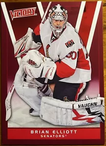2010-11 Upper Deck Victory Red Brian Elliott #136 Ottawa Senators - Picture 1 of 2