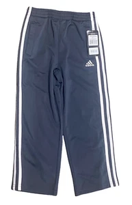 Adidas Pants Bottoms Children's Size 5 Grey Athletic Polyester New With Tags NWT - Picture 1 of 11