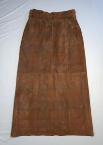 Gonna donna Robert Comstock pelle scamosciata vera 12 cowgirl vita regolabile - Foto 1 di 21
