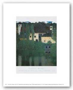 Mansión Unterach en el lago Attersee, Austria Gustav Klimt estampado artístico 5x7 - Imagen 1 de 1