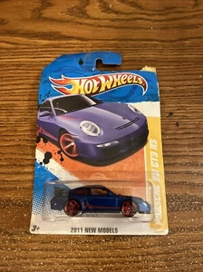 Hot Wheels 2011 New Models Blue Porsche 911 GT3 RS - Picture 1 of 4