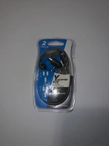 Scosche Y ADAPTER KIT 2F-1M or 2M-1F TWISTED AUDIO CABLE SIGNAL SPLITTER RCA HQ - Picture 1 of 4